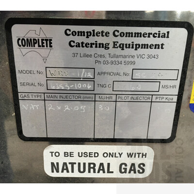 Complete WRF-1/12 Commercial Natural Gas Noodle Cooker