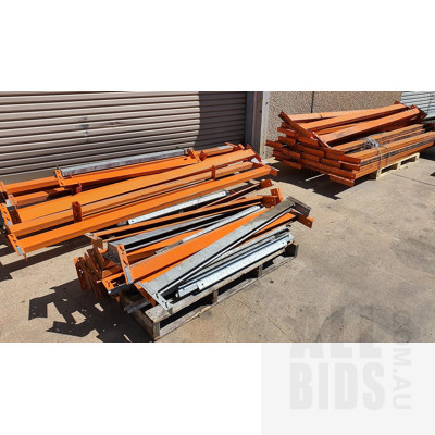 Selection of Colby Pallet Racking Uprights and Crossbars