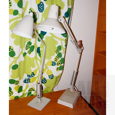 Retro Planet and Luxo Table Lamps