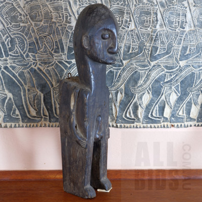 South East Asian Carved Wooden Figure