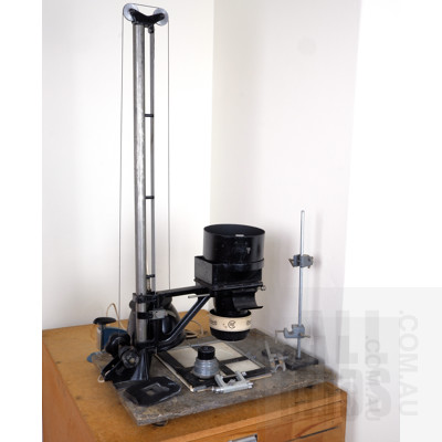 Collection of Photographic Equipment, Including Veigel-Amoexact Photographic Enlarger, Gollhon Warmer and More