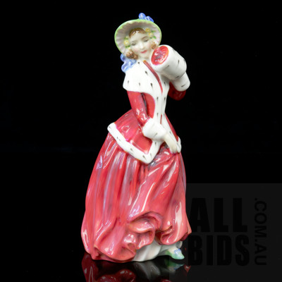 Vintage Royal Doulton Christmas Morn Figurine