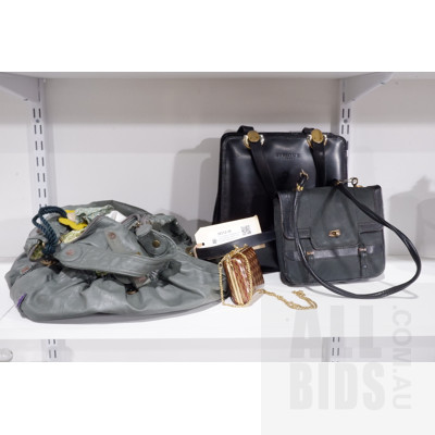 Four Various Handbags including Simone, Italian Leather and Alexanders (4)