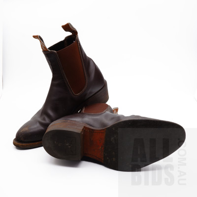 R M Williams Lady Yearling Boots - Chestnut Brown