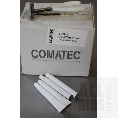 Comatec 15ml Fillable Paste Tubes - Lot of 1400