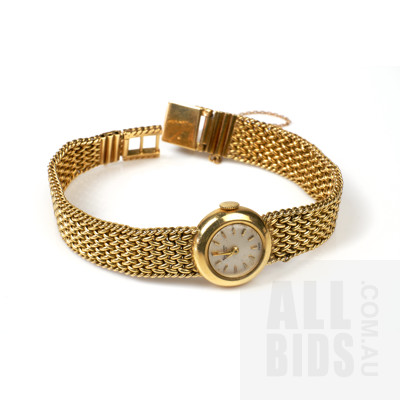 18ct Yellow Gold International Watch Company Ladies Watch, 35.6g