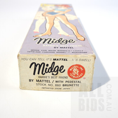 Vintage 1962 Midge Doll by Mattel  in Original Box