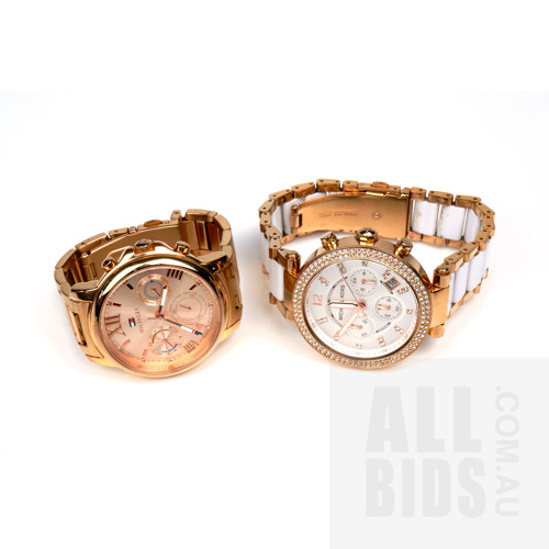 Ladies Hilfiger and Michael Kors Watches