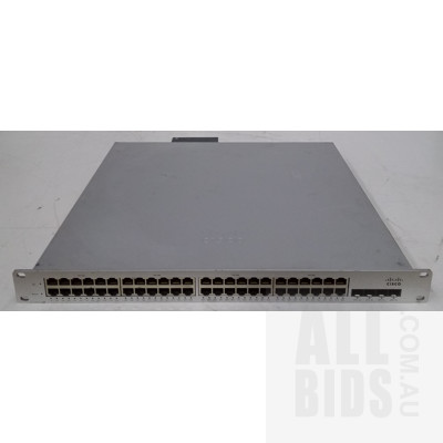 Cisco (MS320-48FP) Meraki 48 Port Managed Gigabit Ethernet PoE+ & SFP+ Switch