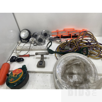Assorted Electrical Equipment, Ezy measure Saw Sysytem and More