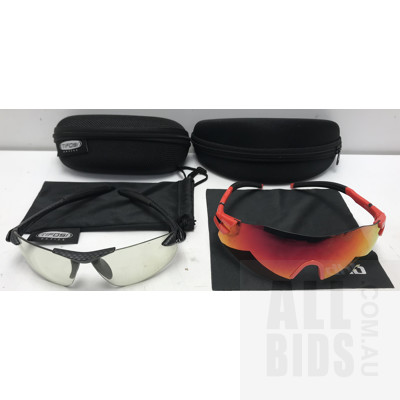 Tifosi and DHB Sunglasses With Case