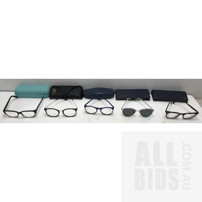 Five Pairs Of Glasses Including Bailey Nelson Jean Lafont