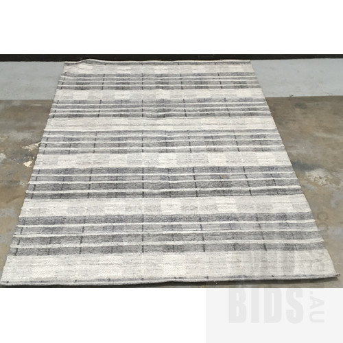 Libertine, Silver Grey, Hand Tufted In India Floor Rug 200cm x 280cm ORP $799