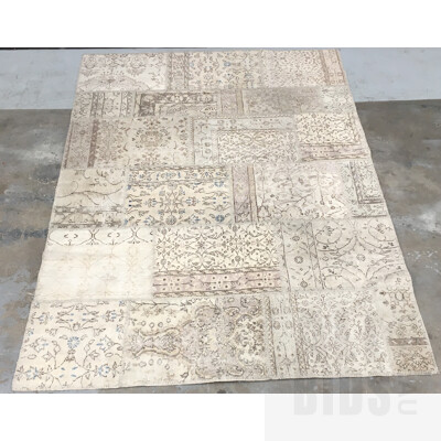 Larson, Patchwork, Turkish Wool And Cotton, Floor Rug 200cm x 280cm ORP $1090
