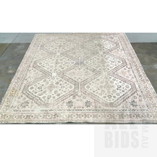 Meena, Mist Rose, Hand Woven Floor Rug 300cm x 350cm ORP $890