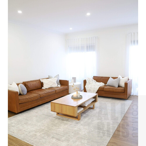 Salinger, Oatmeal, Reversible Floor Rug 300cm x 350cm ORP $1990