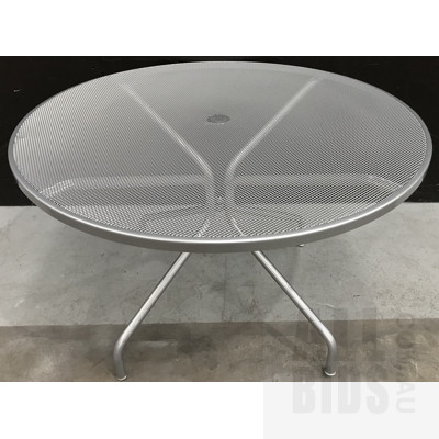 Cambi Aluminium Round Mesh Outdoor Table ORP$690