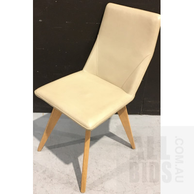 Gonda Light Mocha Leather Chair ORP $520