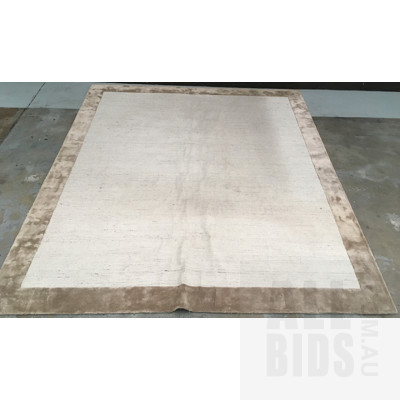 Oran, Silver, Hand Tufted Floor Rug 300x350cm ORP$2200
