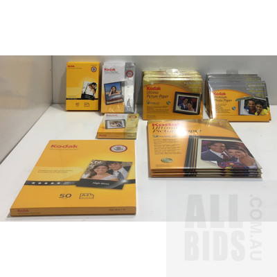 Assortment Of Kodak Premium And Ultima Photo Printer Paper