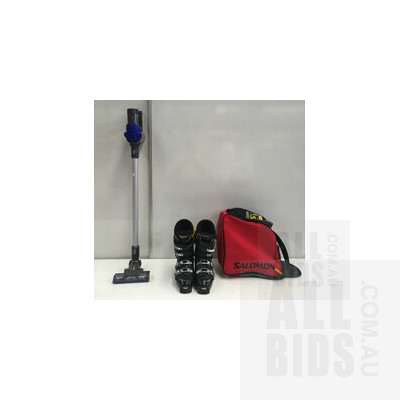 Dyson DC35 Cordless Vacuum Cleaner And Salomon Pro Link Ski Boots With Axe Technology
