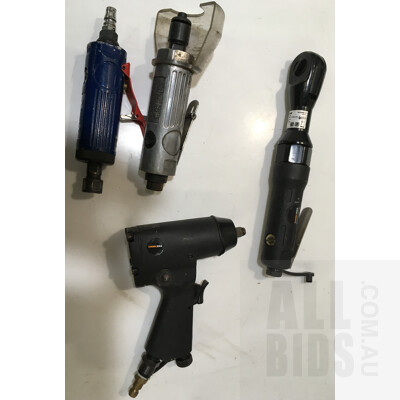Assorted Pneumatic Tools - Lot Of Four