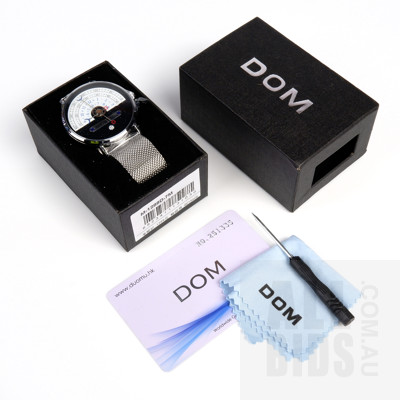 Gents Boxed DOM M-1288 Quartz Wristwatch