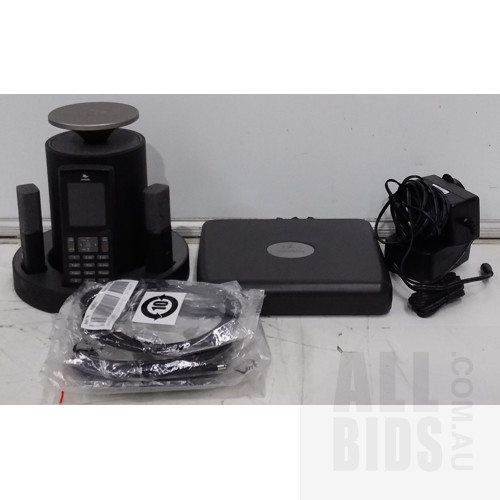 Revolabs (FLX2-200) FLX2 Wireless Conference System for VOIP and Assorted Cabling