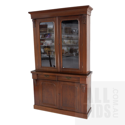 Antique Cedar Bookcase Circa 1880