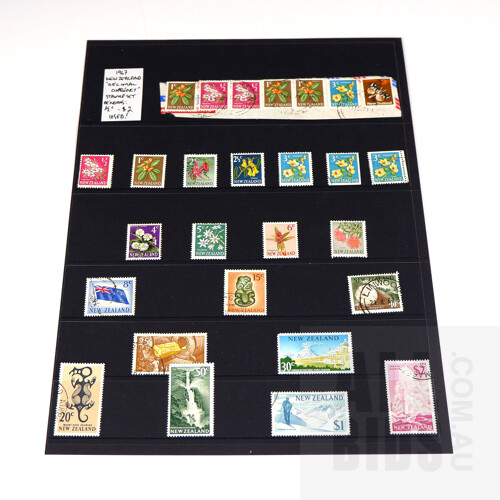 Collection of New Zealand Stamps, 1960's to Early 2000s, Including 2006 80th Birthday Her Majestry QEII Mini Sheet