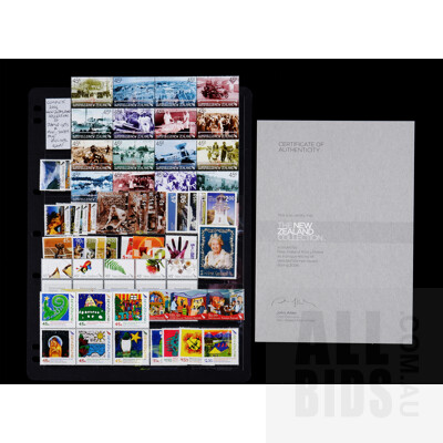 Complete 2006 New Zealand Collection of Stamp Sets and Mini Sheets