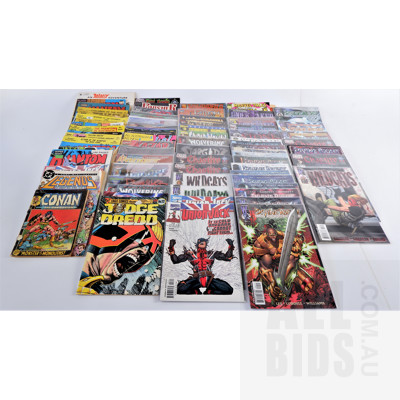 Quantity Approx 50 Comics Including Union Jack 1-3, Wildcats 1-3, Chastity 1-4, Divine Right 1-12 and Much More