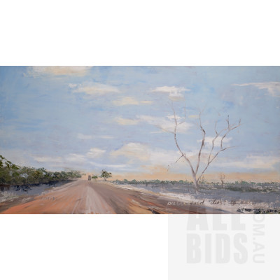 Ian Robertson, Pair of Landscape Oil Paintings, 53 x 100 cm (2)
