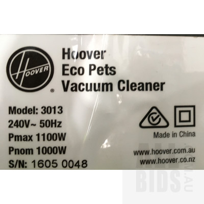 Hoover Eco Pets 3013 Vacuum Cleaner