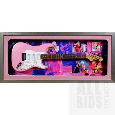 Mercury Electric Guitar Signed by Pink with Certificate of Authenticity in Presentation Case
