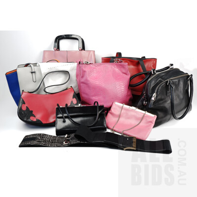 Collection Leather Fashion Bags with Veronika Maine Belts (10)