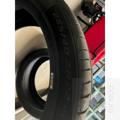 Pirelli P Zero 22 Inch 4x4 Performance Tyres - Lot of 4 Tyres - ORP $2400+