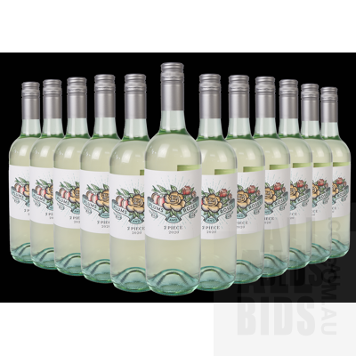 Plums and Roses 2 Piece 2020 White Wine 750ml Case of 12