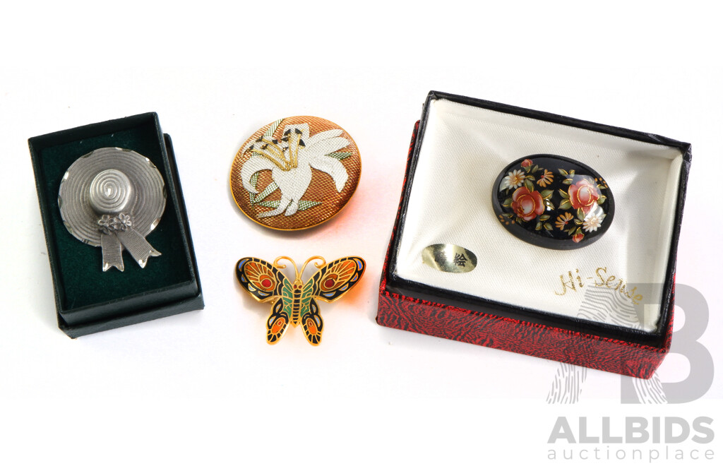 Collection of Lovely Vintage and Contemporary Broaches, Pins and Clips