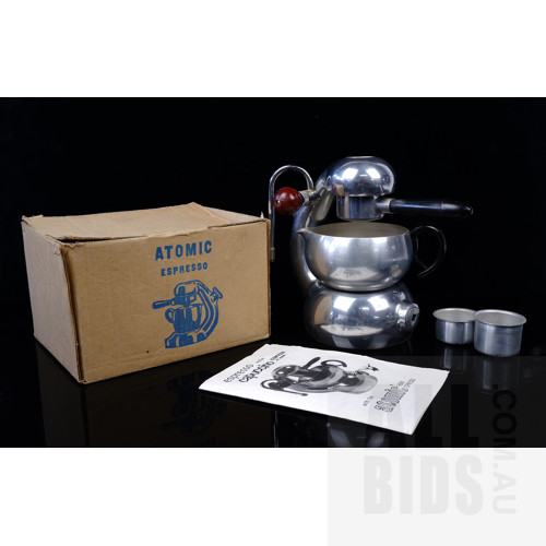 Retro Atomic Home Espresso Machine With Original Box and Manual, Ex Bon Trading Sydney