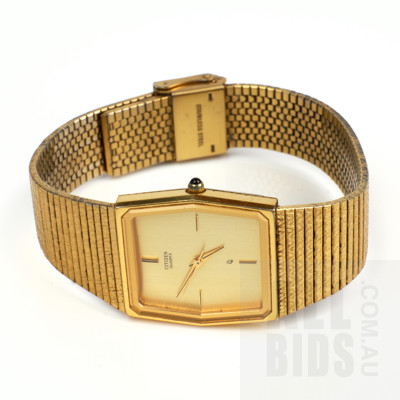 Vintage Gents Citizen Quartz Wrist Watch