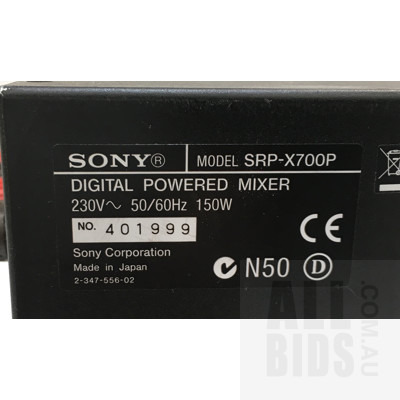 Sony SRP-X700P Digital Powered Mixer
