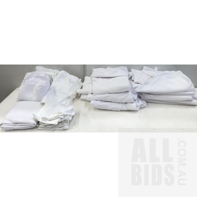 Lot Of Assorted Hotel Quality White Linen