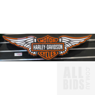 Illuminated Harley Davidson 3D Display Sign