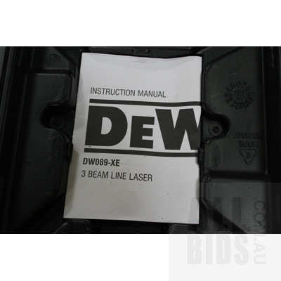 DeWalt 3 Beam Line Laser Level