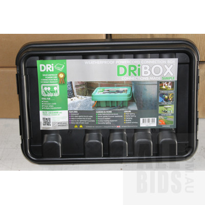 DriBox Weatherproof Powercord Connection Box - Lot of Four- Brand New