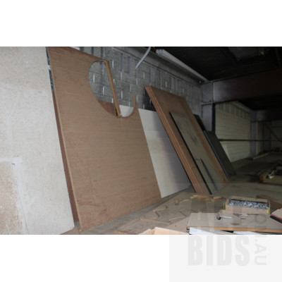 Selection of Timber, Plywood and Laminate Sheets/Offcuts