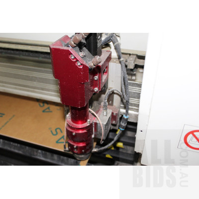 Computer Controlled Alpha CNC B Series 1530B Laser Cutter With Extraction Unit