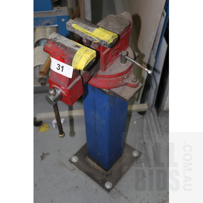 150mm(6 Inch) Bench Vice On Metal Stand