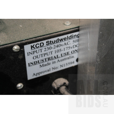 KCD CD8000 Gap/Contact Stud Welder With Custom Built Mobile Trolley